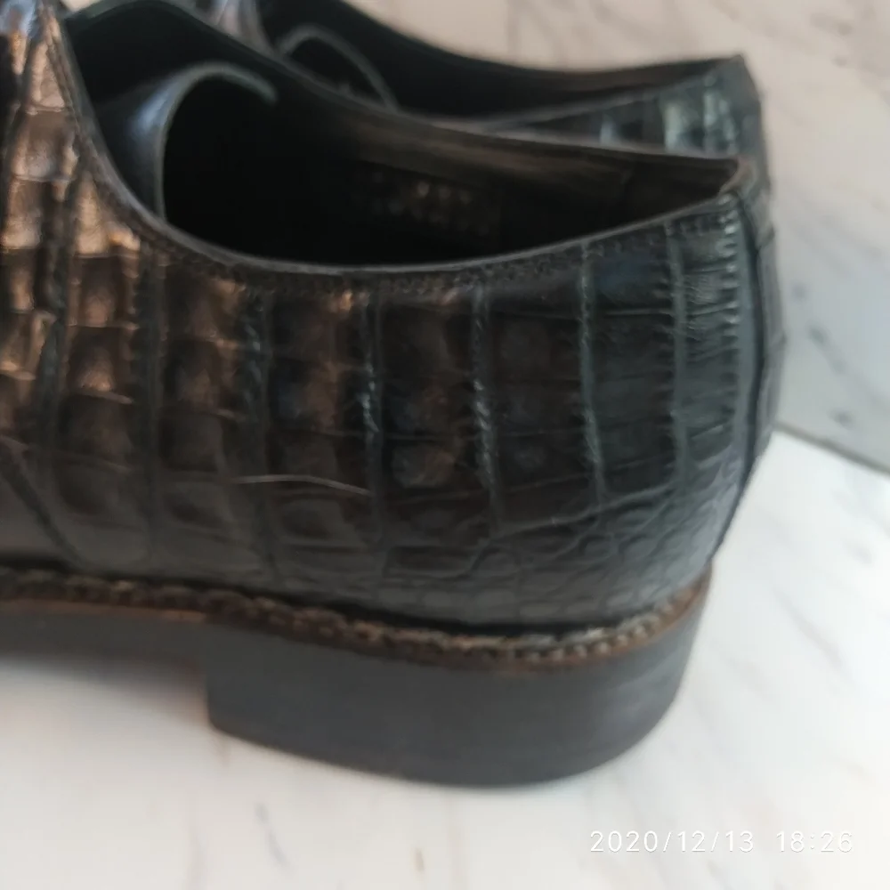 Barney mens aligatos shoes black‎ sz10.5